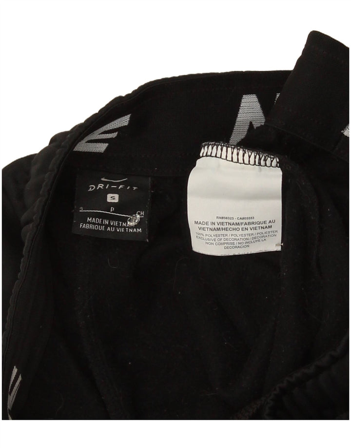 Męskie spodnie dresowe Nike Dri Fit, małe, czarne, poliestrowe