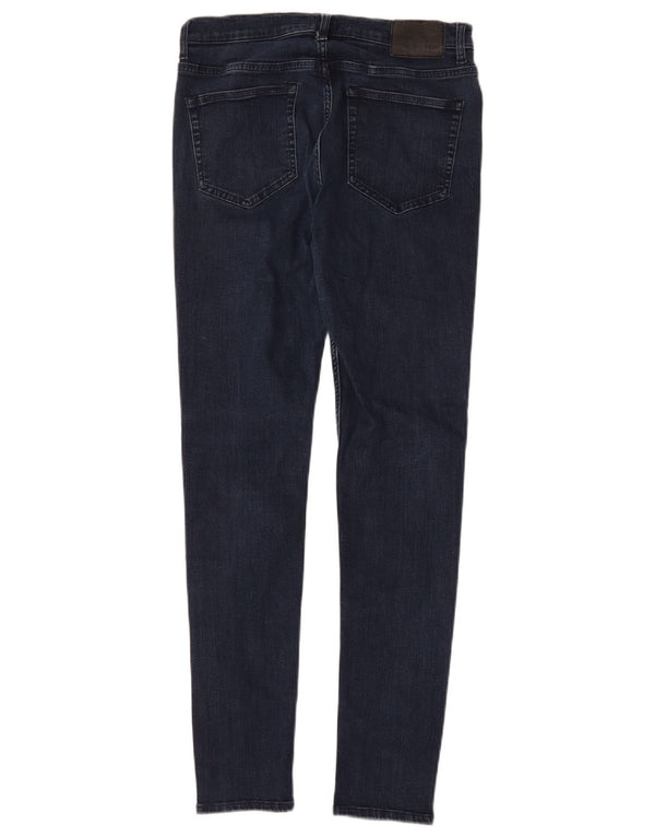 Damskie jeansy obcisłe French Connection UK 12 Medium W30 L30 Granatowa bawełna