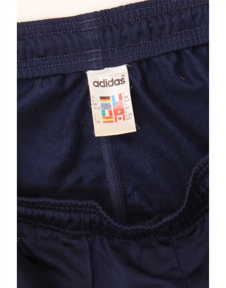 Męskie spodnie dresowe Adidas UK 36/38 Mały granatowy poliester
