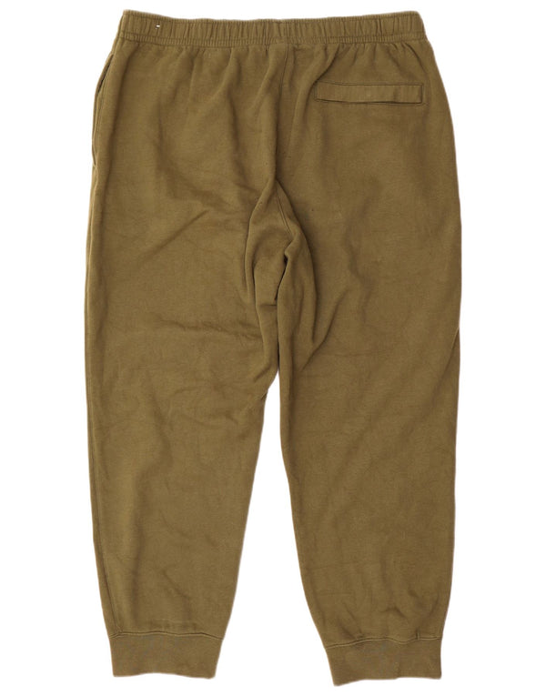 Męskie spodnie dresowe Nike, joggery, 2XL, bawełna khaki