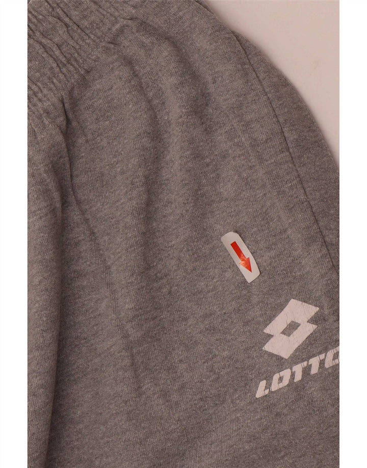 Męskie spodnie dresowe Lotto XL, szare, bawełniane w plamki