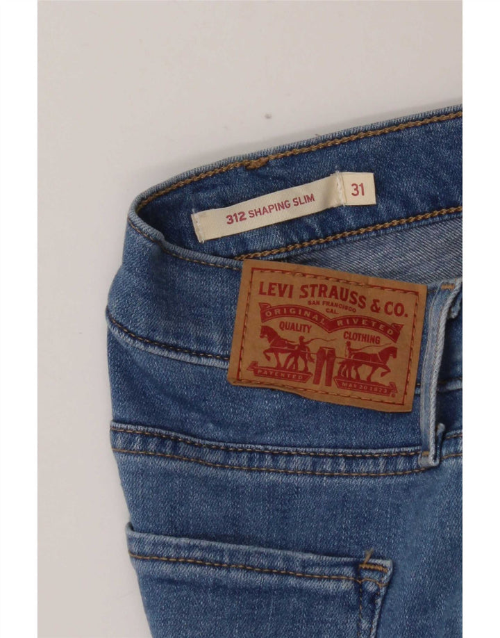 Damskie jeansy Levi's 312 Shaping W31 L29 Niebieskie