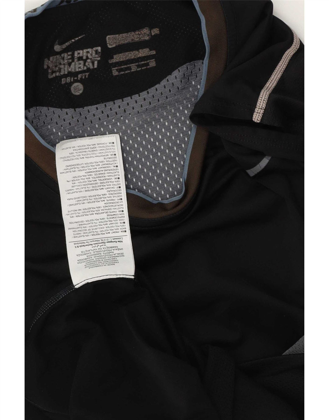 Męska kamizelka Nike Dri Fit Graphic Top XL Czarny poliester z blokami kolorów