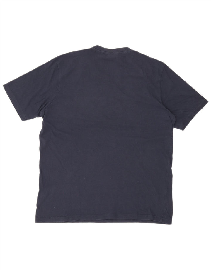 Męski T-shirt Champion z grafiką, duży, granatowy