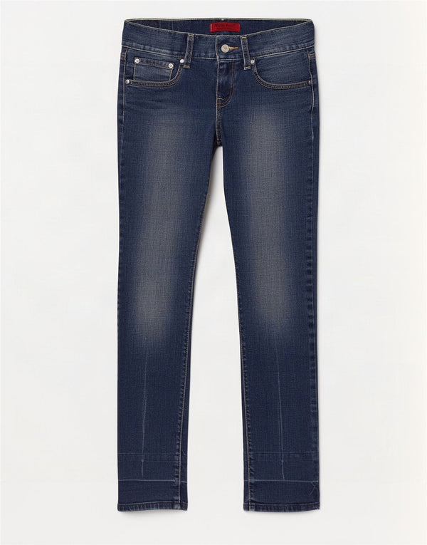 Damskie dżinsy Levi's Patty Anne Slim Straight W28 L31 Niebieska bawełna
