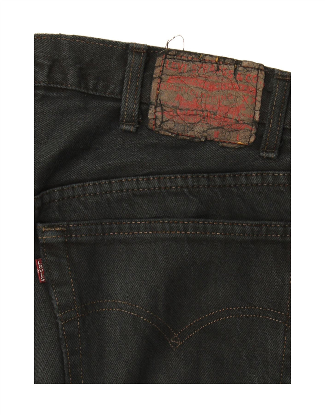 Damskie jeansy Levi's w trudnej sytuacji W38 L30 czarne