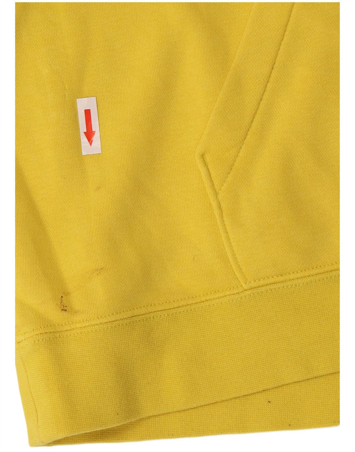 Męski sweter z kapturem Nike, duży, żółty, bawełniany