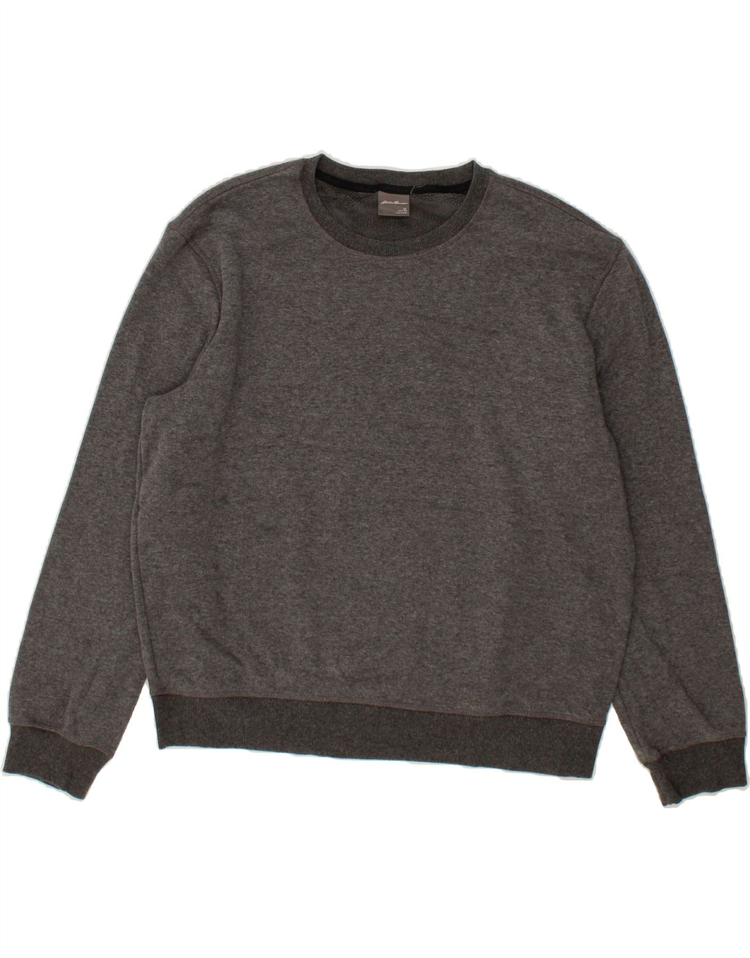 EDDIE BAUER Mens Sweatshirt Jumper XL Grey Cotton Vintage Eddie Bauer and Second-Hand Eddie Bauer from Messina Hembry 