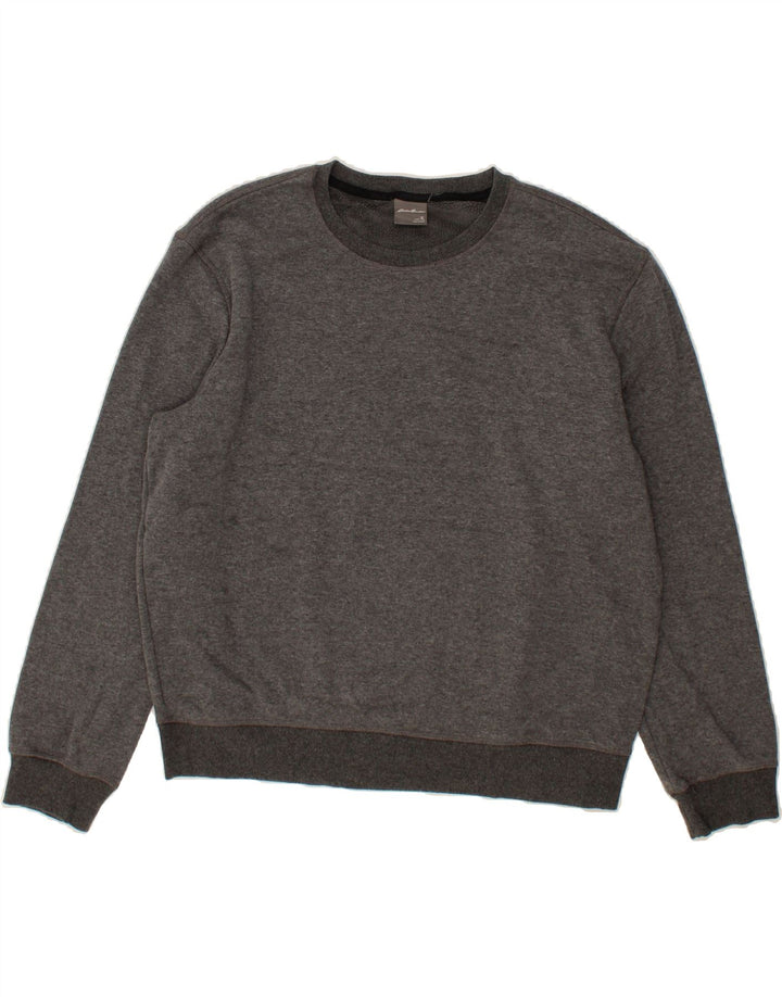 EDDIE BAUER Mens Sweatshirt Jumper XL Grey Cotton Vintage Eddie Bauer and Second-Hand Eddie Bauer from Messina Hembry 