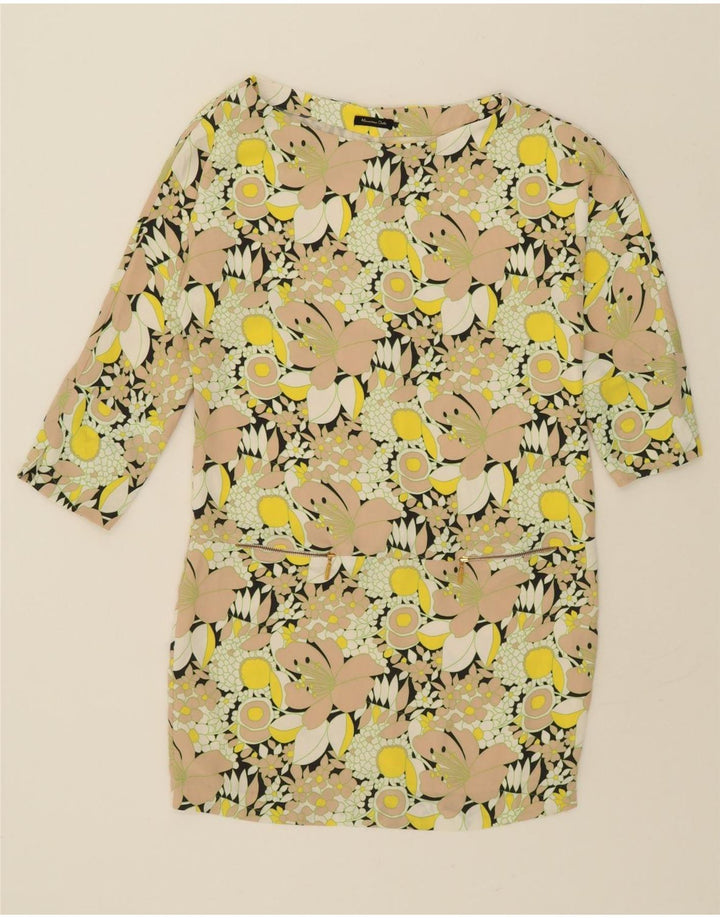 MASSIMO DUTTI Womens Oversized Shift Dress EU 36 XS Multicoloured Floral Vintage Massimo Dutti and Second-Hand Massimo Dutti from Messina Hembry 