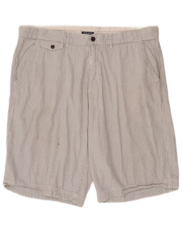 Męskie spodenki Chino Champion o regularnym kroju 2XL W42 w białą kratkę