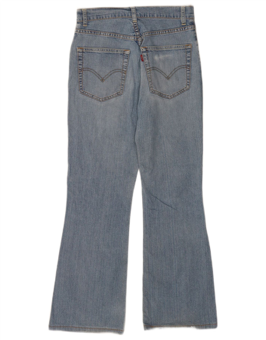 Damskie jeansy rozkloszowane Levi's W26 L27 Niebieska bawełna