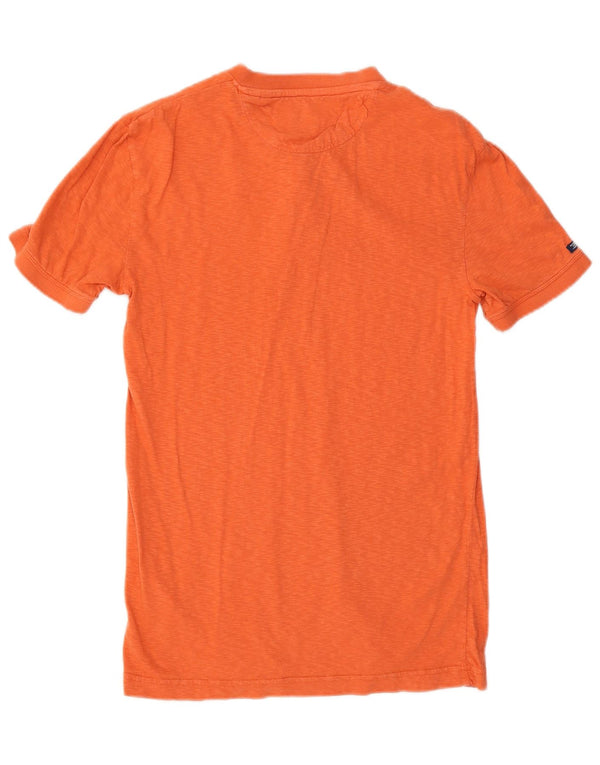 T-shirt męski Superdry, bawełniany, średni, pomarańczowy