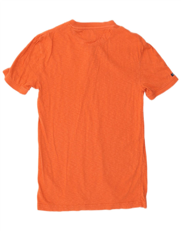 T-shirt męski Superdry, bawełniany, średni, pomarańczowy