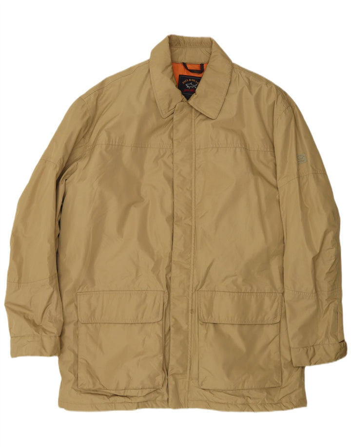 Męska kurtka użytkowa Paul & Shark UK 42 XL, beżowy poliester