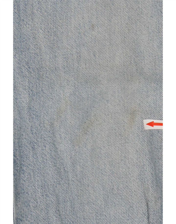 Damskie luźne dżinsy Lee z wysokim stanem US 9 Medium W30 L26 Niebieska bawełna