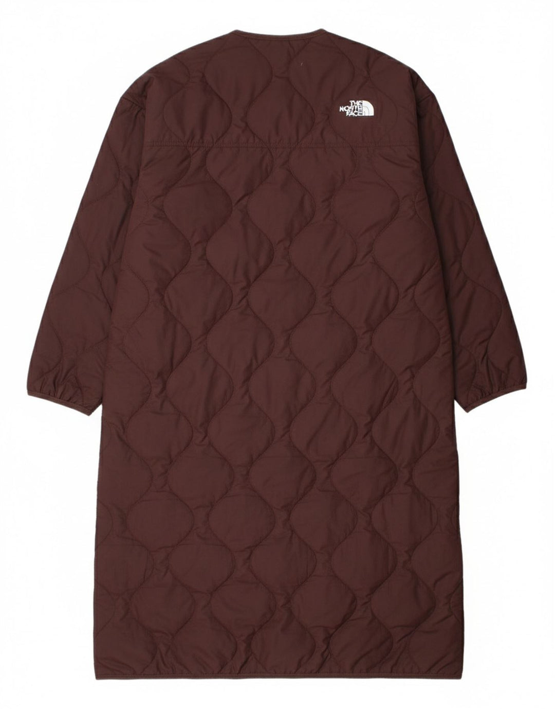 Damski pikowany płaszcz oversize The North Face UK 14, średni brąz
