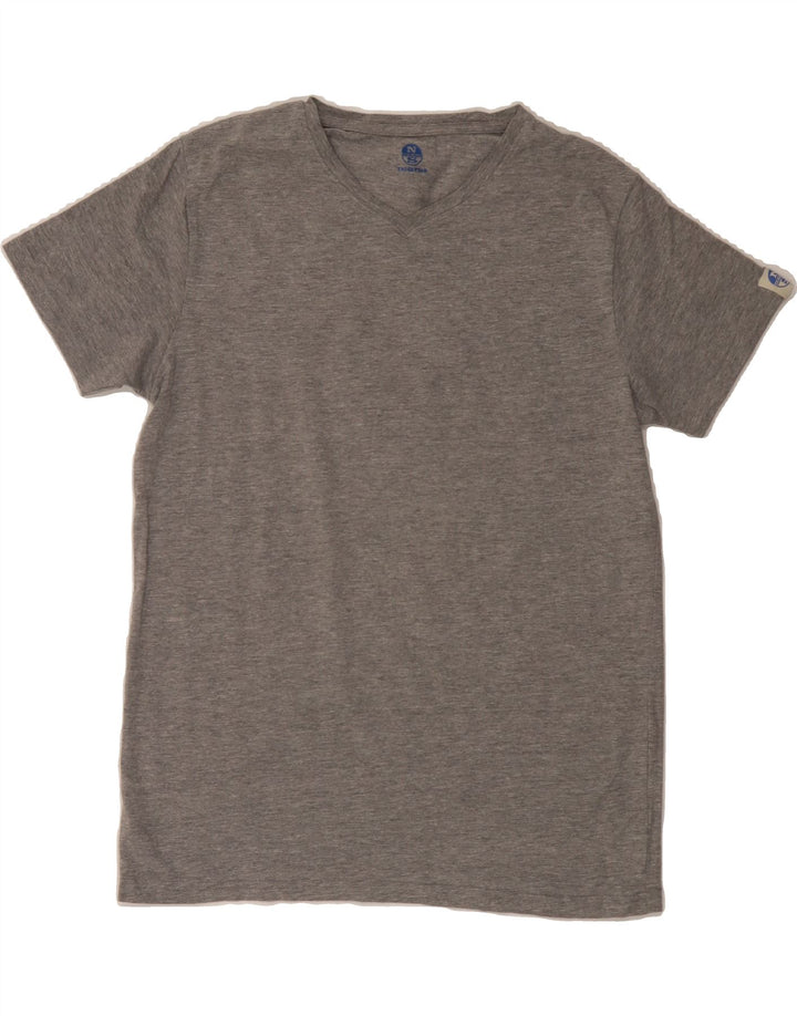 NORTH SAILS Mens T-Shirt Top Small Grey Vintage North Sails and Second-Hand North Sails from Messina Hembry 