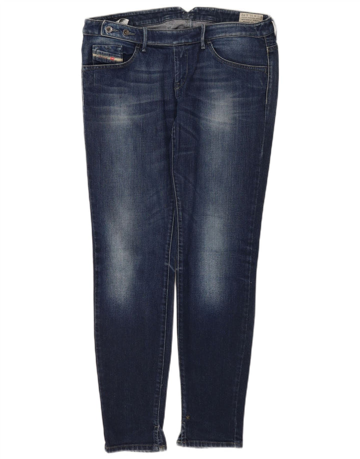 Diesel Damskie Cherick Slim Jeans W31 L30 Granatowa bawełna