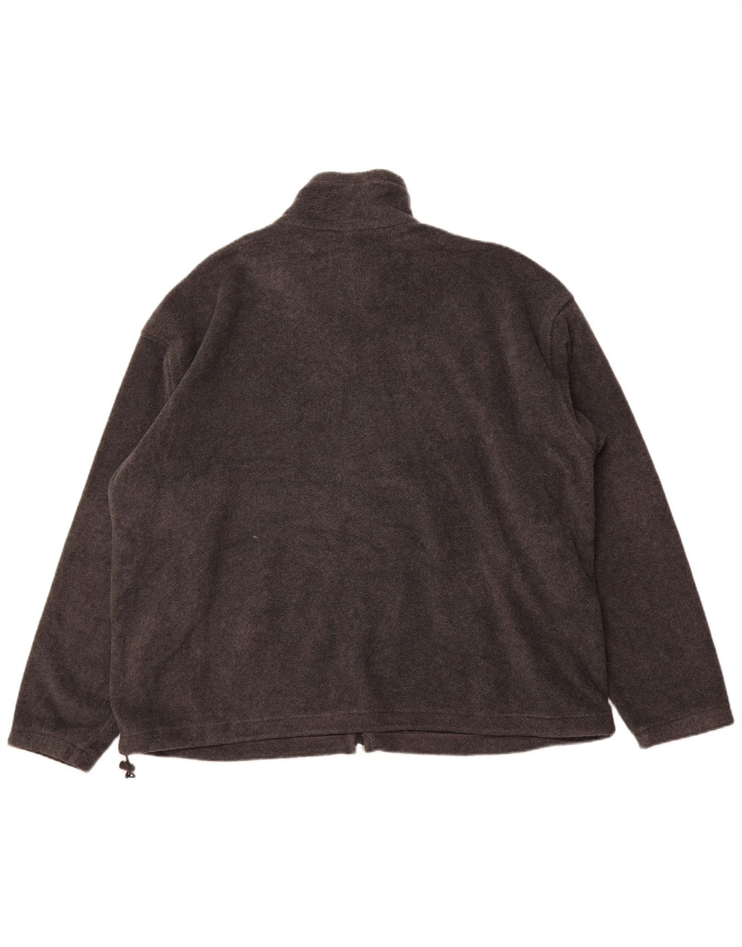 COLUMBIA Mens Fleece Jacket UK 44 2XL Grey Polyester