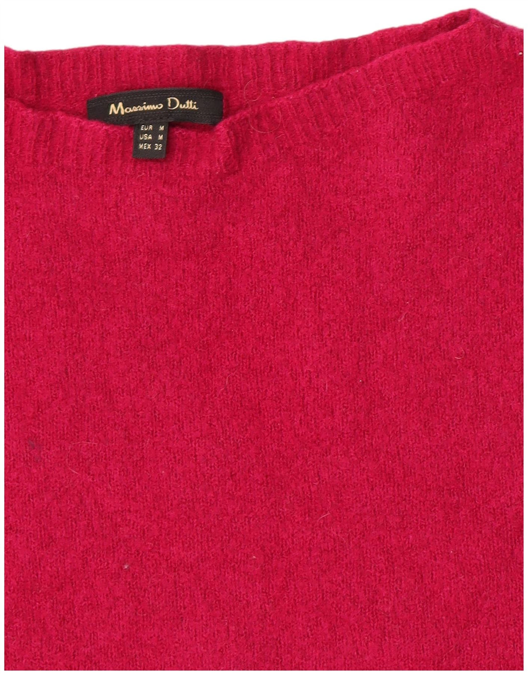 Sweter damski Massimo Dutti z dekoltem w łódkę UK 12, średni róż