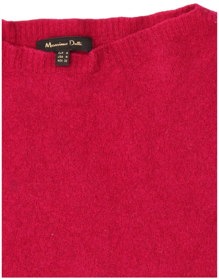 Sweter damski Massimo Dutti z dekoltem w łódkę UK 12, średni róż