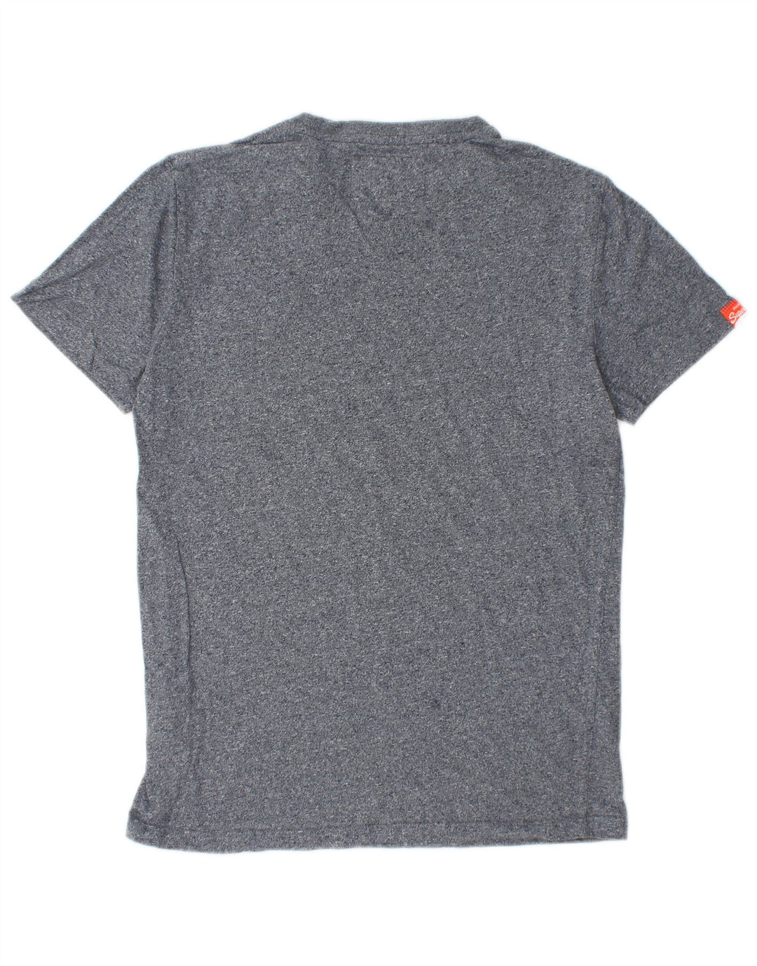 SUPERDRY Męski T-shirt Top Mały Granatowy Bawełniany