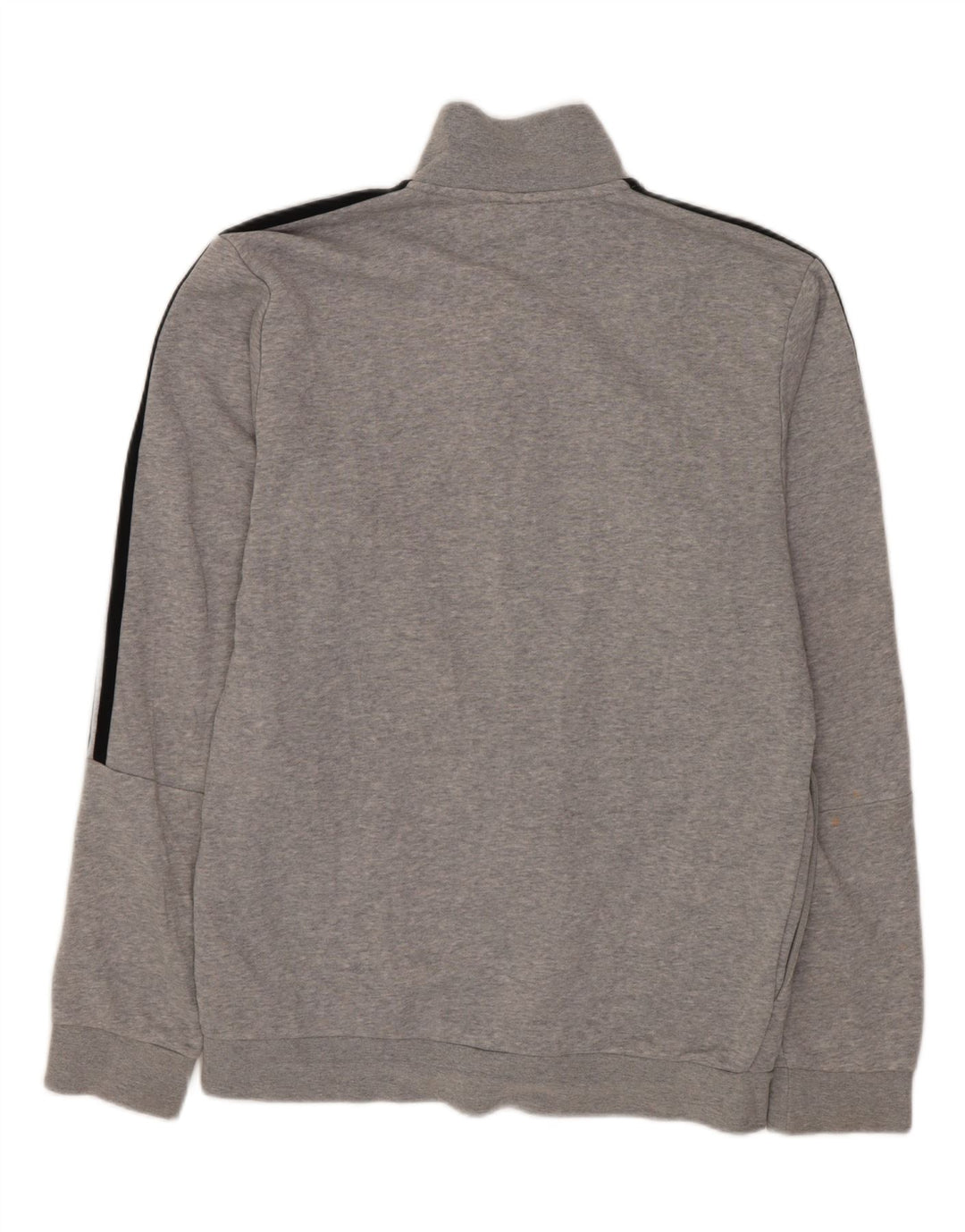 Męska kurtka dresowa ADIDAS UK 36/38, mała, szara, nakrapiana bawełna