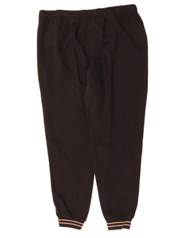 Damskie spodnie dresowe PUMA Joggers UK 16, duże, czarne, bawełniane