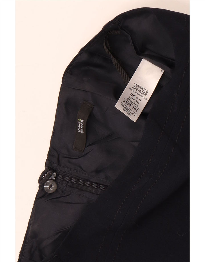 Marks & Spencer Damska spódnica ołówkowa UK 8 Small W26 Granatowy poliester