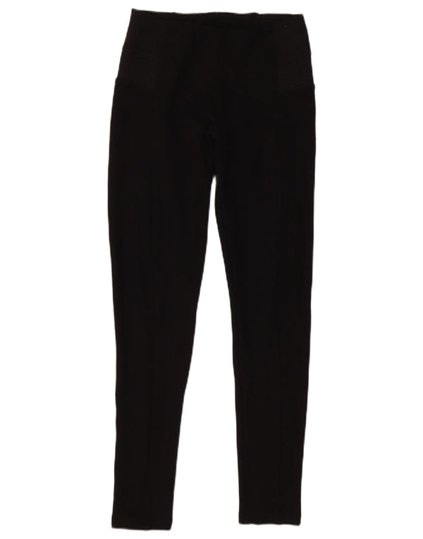 Zara Womens Leggings UK 10 Small  Black