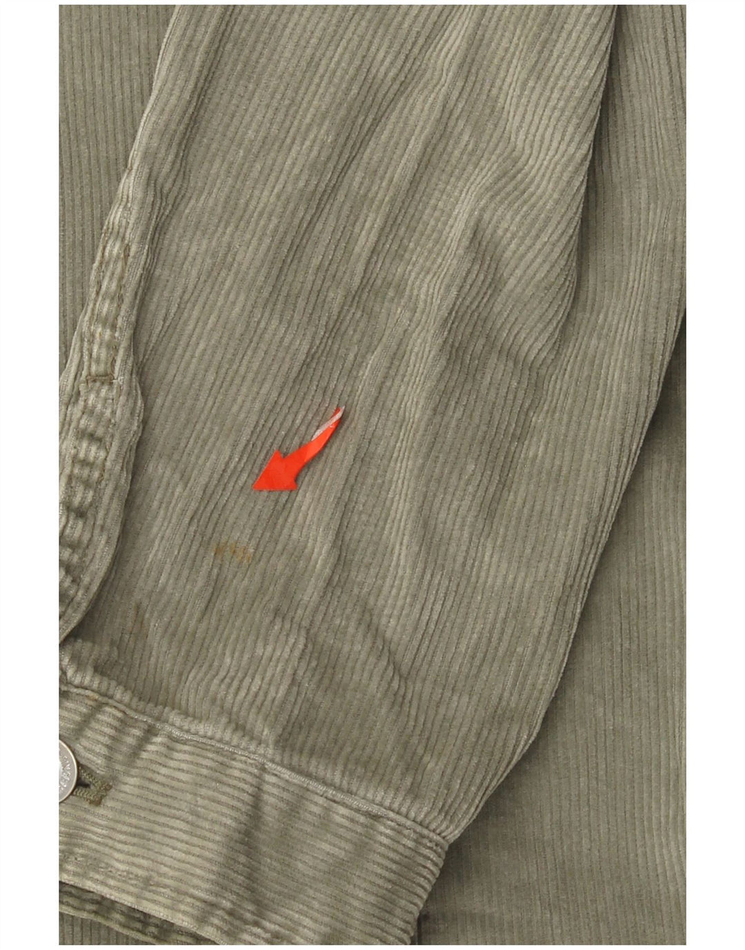 Damska kurtka sztruksowa Eddie Bauer UK 16, duża, zielona bawełna