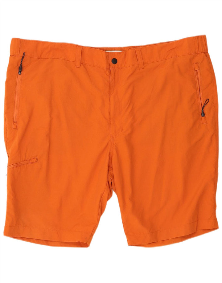 Marks & Spencer Męskie spodenki cargo 2XL W44 Pomarańczowy poliamid