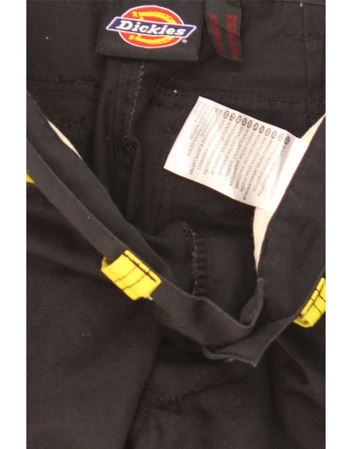 Męskie proste spodnie cargo Dickies W26 L31 Czarny poliester z blokami kolorów