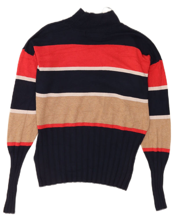 Marks & Spencer Damski sweter z golfem UK 12, średni granatowy