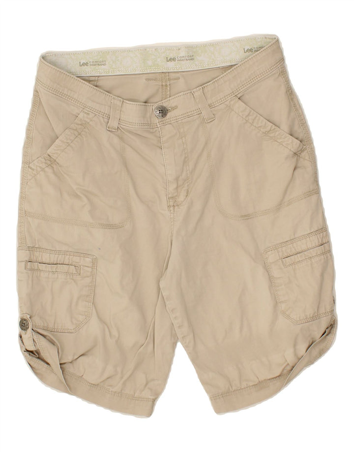 LEE Womens Comfort Fit Cargo Shorts W30 Medium Beige Vintage Lee and Second-Hand Lee from Messina Hembry 