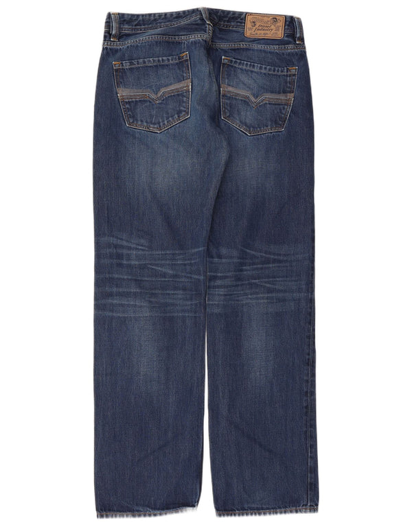 DIESEL Męskie jeansy Larkee o regularnym kroju W34 L32 Niebieska bawełna