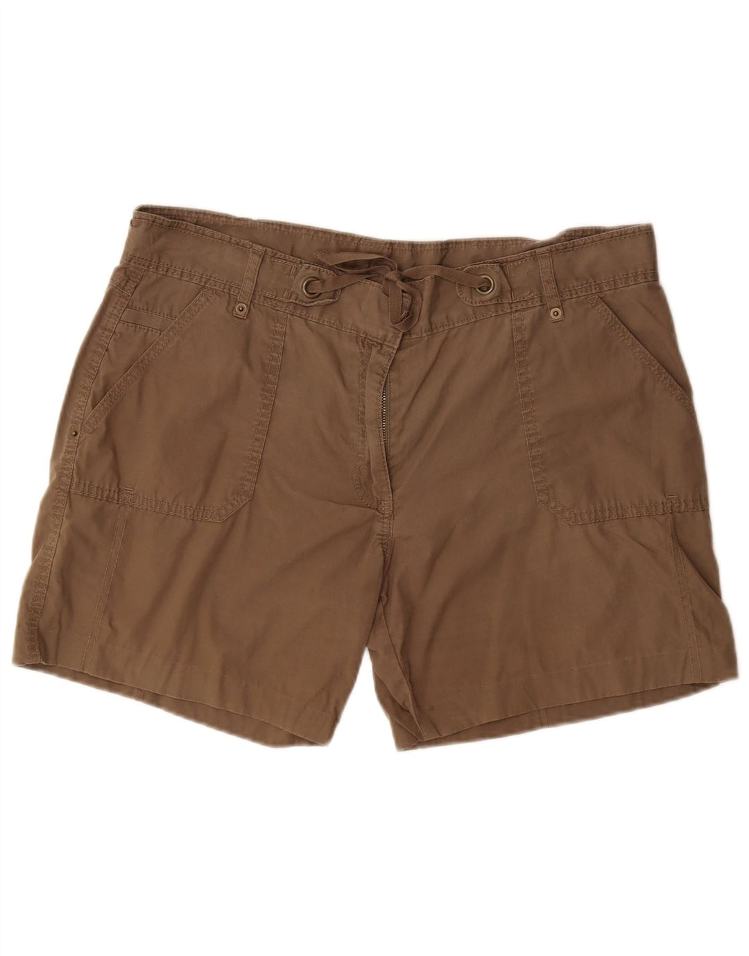Marks & Spencer Damskie spodenki cargo UK 16, duże, W34, bawełna khaki