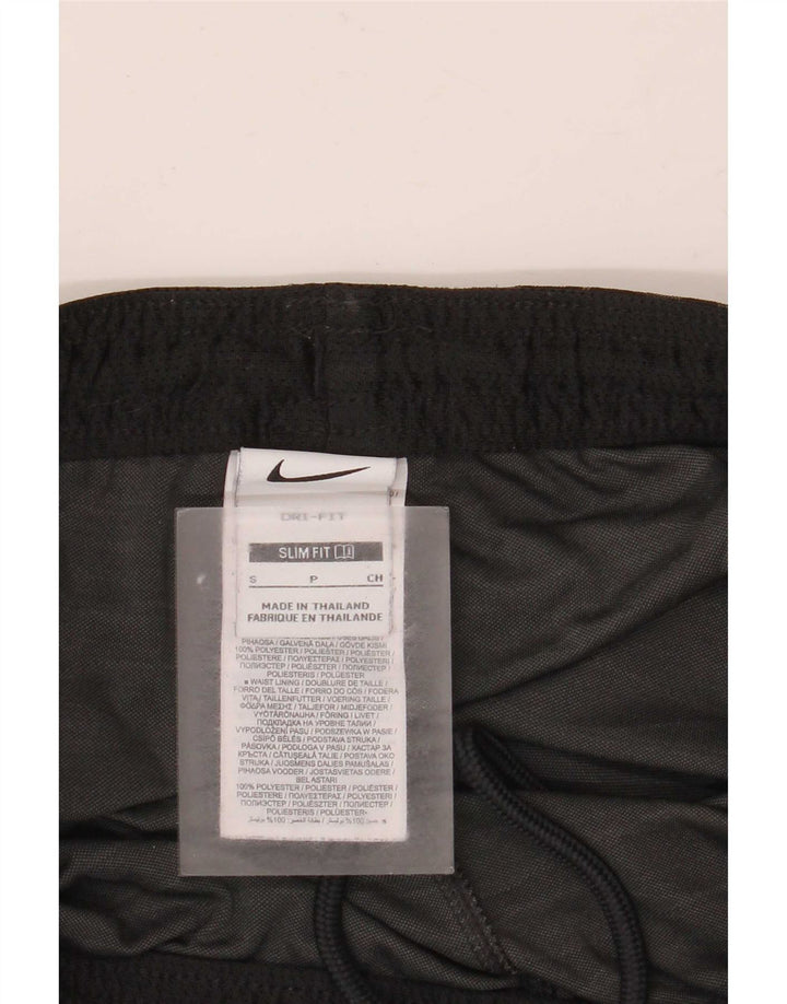Męskie spodenki sportowe Nike Dri Fit Slim, mały, czarny poliester z blokami kolorów