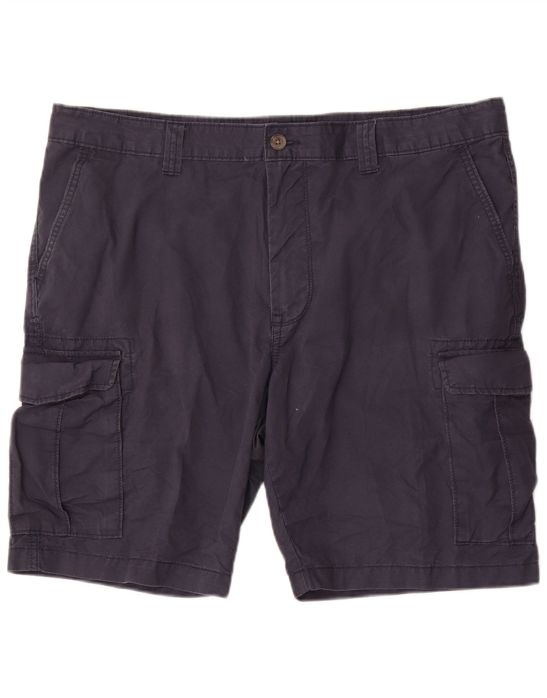 Męskie spodenki cargo Marks & Spencer W40 XL, granatowe, bawełniane