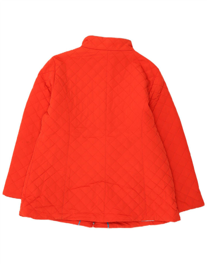 Damska pikowana kurtka CALVIN KLEIN UK 18 XL, czerwona, poliester