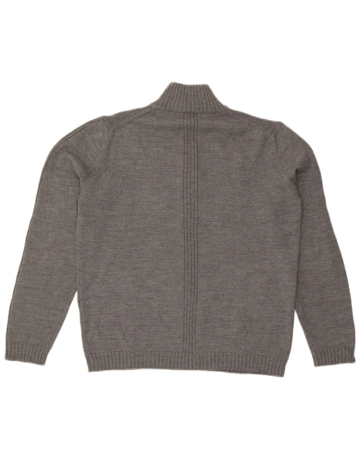Męski sweter zapinany na zamek Trussardi Jeans XL, szary