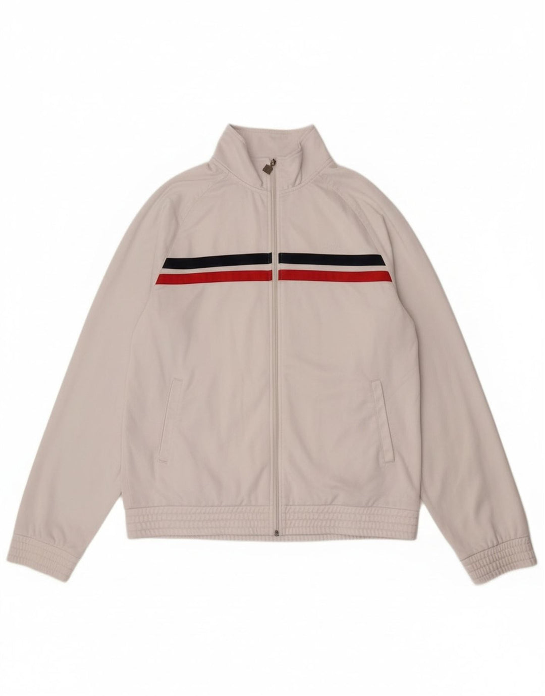 Męska kurtka dresowa Fila 2XL z poliestru w białe paski