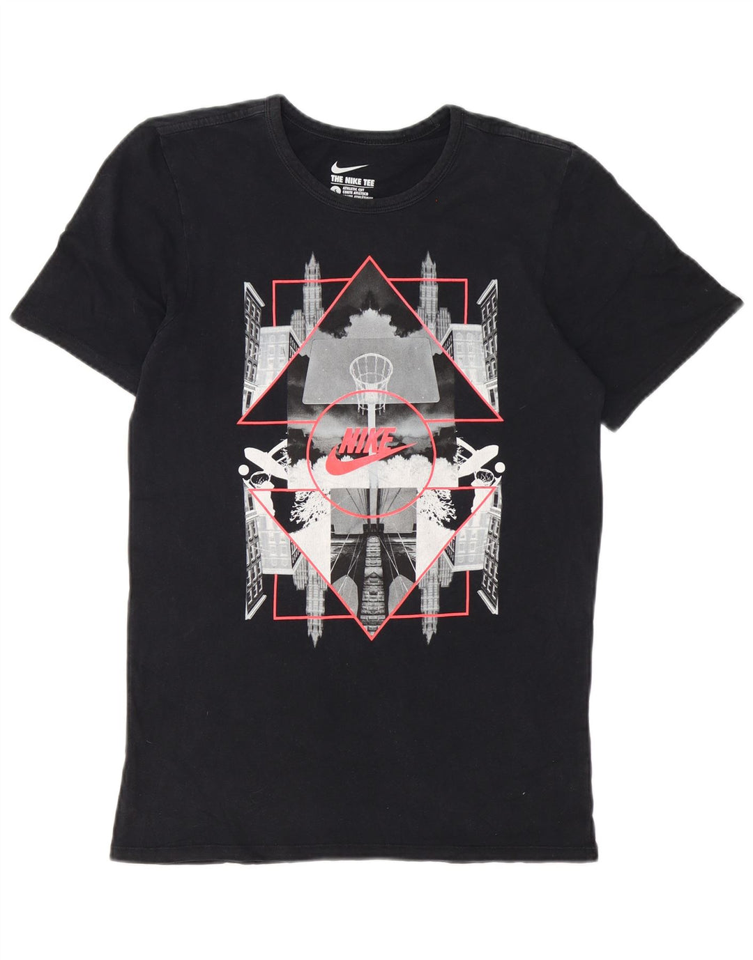 Męski T-shirt Nike o sportowym kroju z grafiką, mały, czarny