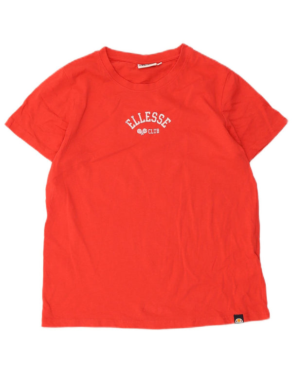 Damska koszulka graficzna Ellesse Top UK 10 Small Red Cotton