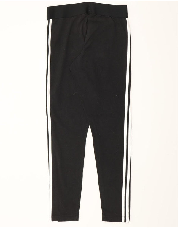 Legginsy damskie ADIDAS UK 12/14, średnia czarna bawełna