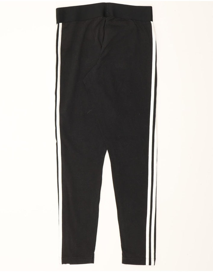 Legginsy damskie ADIDAS UK 12/14, średnia czarna bawełna