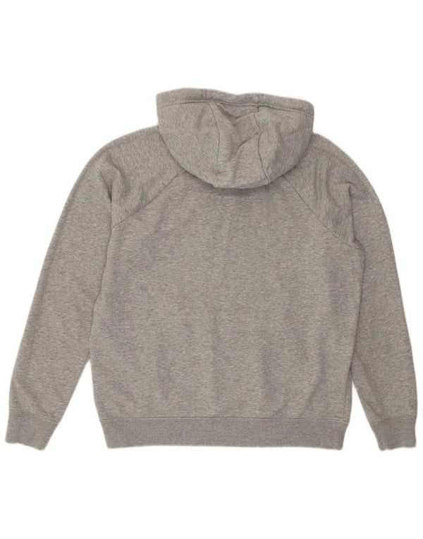 Damski sweter z kapturem NIKE UK 14, średnioszary, bawełniany