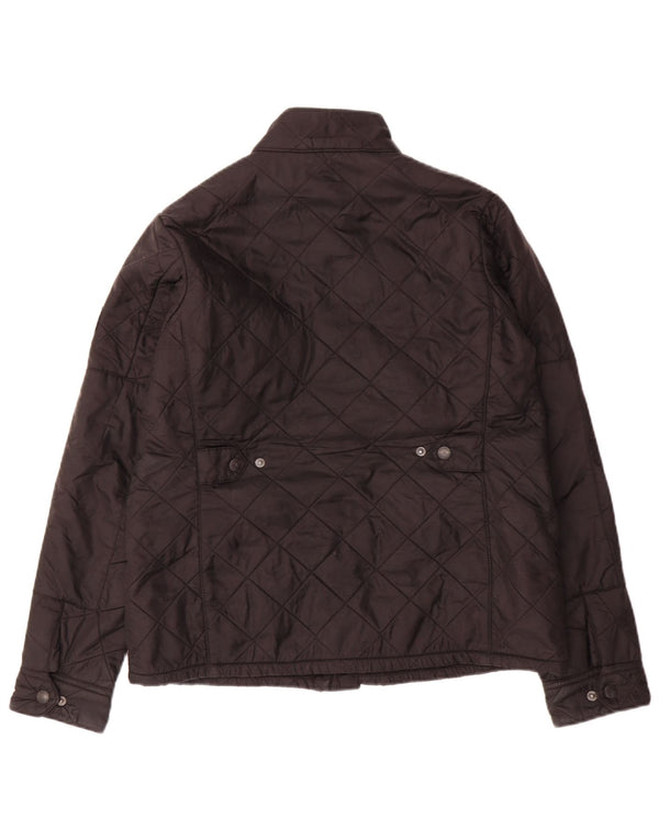 Pikowana kurtka chłopięca Barbour 12-13 lat XL, czarna, poliamid