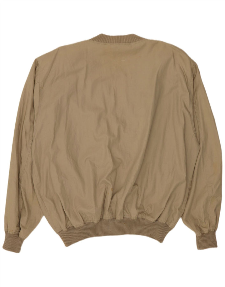 Vintage męska kurtka bomber UK 42 XL beżowa